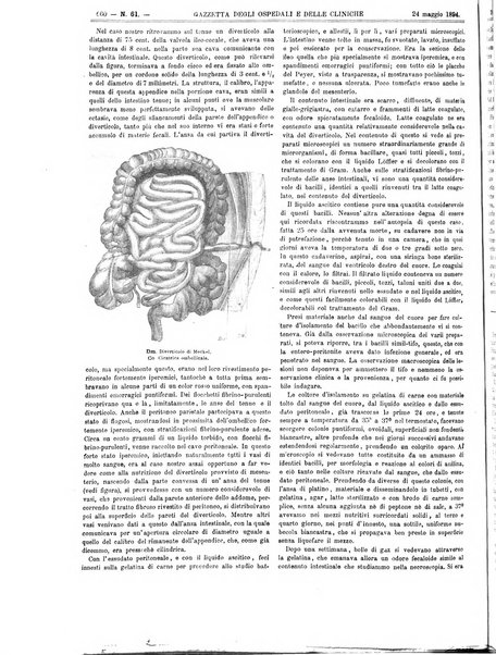 Gazzetta degli ospedali e delle cliniche