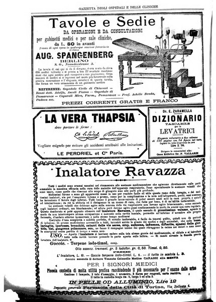 Gazzetta degli ospedali e delle cliniche