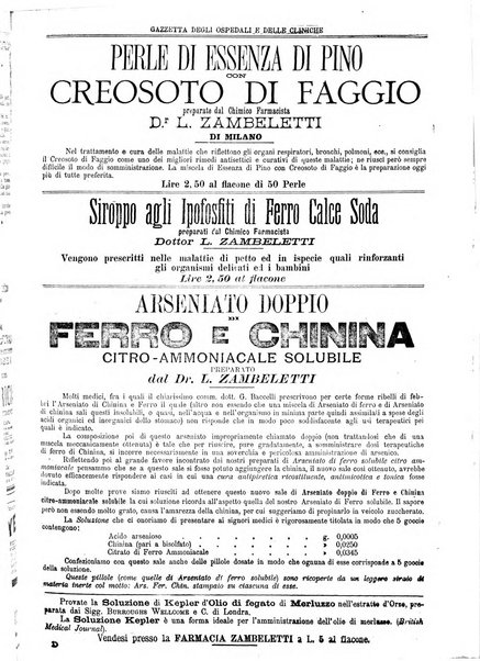 Gazzetta degli ospedali e delle cliniche