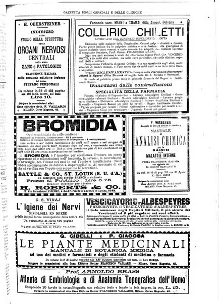 Gazzetta degli ospedali e delle cliniche