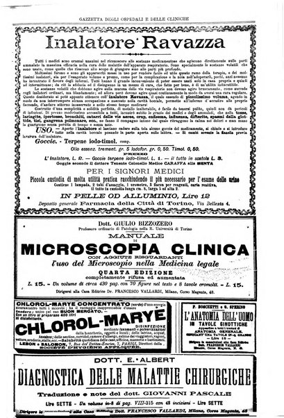 Gazzetta degli ospedali e delle cliniche