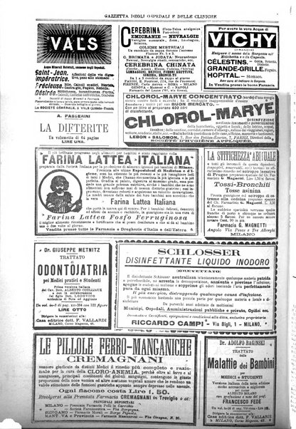 Gazzetta degli ospedali e delle cliniche