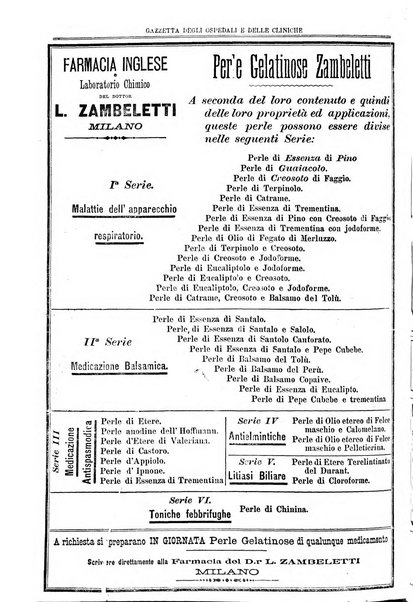 Gazzetta degli ospedali e delle cliniche