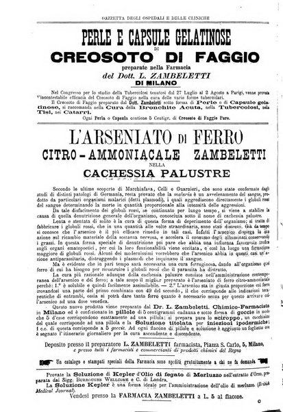 Gazzetta degli ospedali e delle cliniche