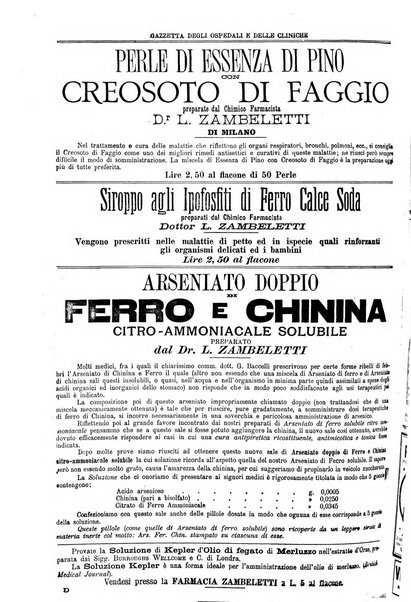 Gazzetta degli ospedali e delle cliniche