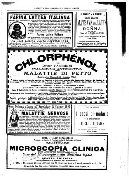 Gazzetta degli ospedali e delle cliniche