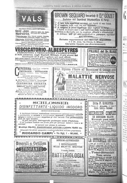 Gazzetta degli ospedali e delle cliniche