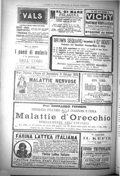 Gazzetta degli ospedali e delle cliniche