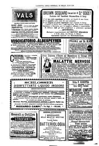 Gazzetta degli ospedali e delle cliniche