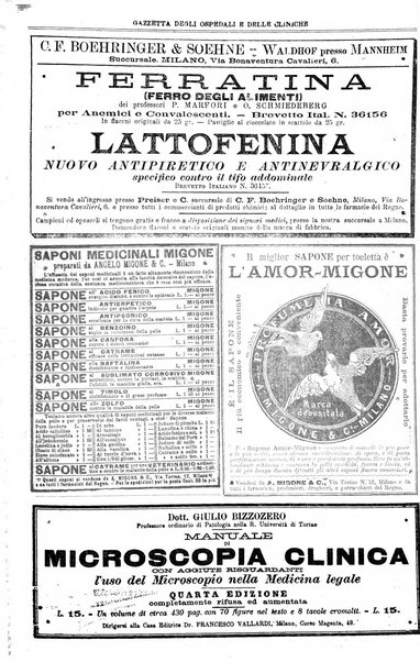 Gazzetta degli ospedali e delle cliniche