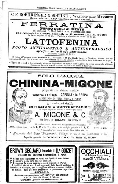 Gazzetta degli ospedali e delle cliniche