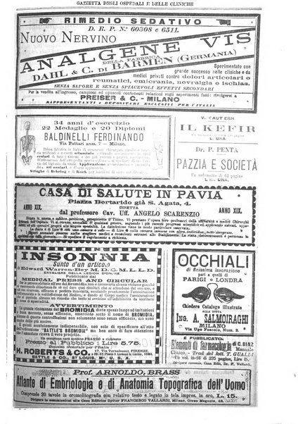 Gazzetta degli ospedali e delle cliniche