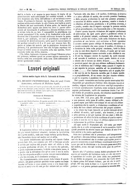 Gazzetta degli ospedali e delle cliniche