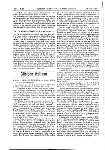 Gazzetta degli ospedali e delle cliniche