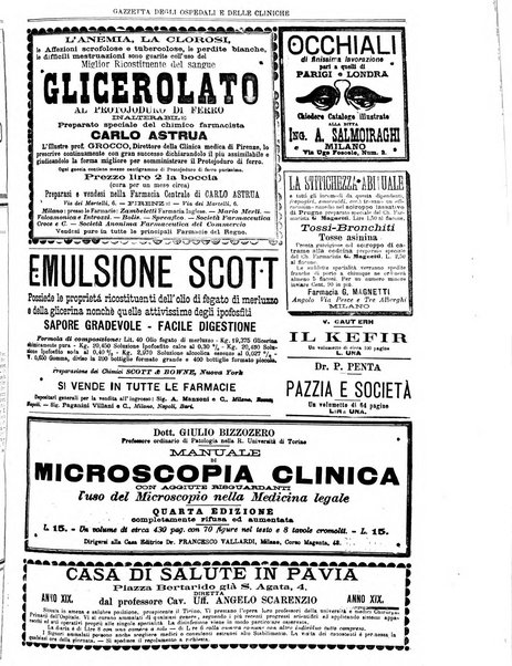 Gazzetta degli ospedali e delle cliniche