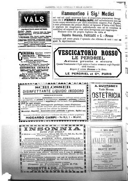 Gazzetta degli ospedali e delle cliniche