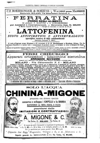 Gazzetta degli ospedali e delle cliniche