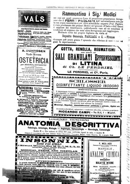 Gazzetta degli ospedali e delle cliniche