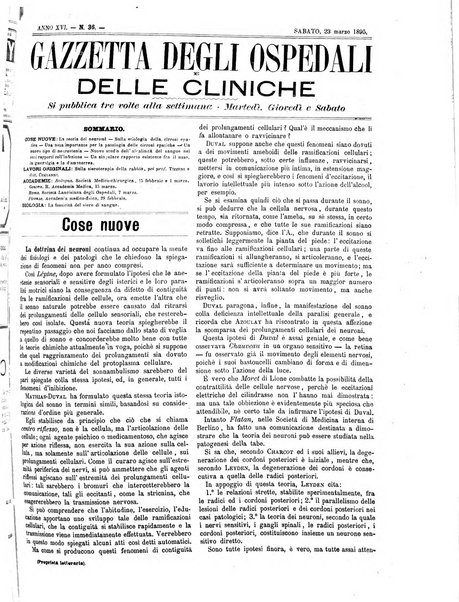 Gazzetta degli ospedali e delle cliniche