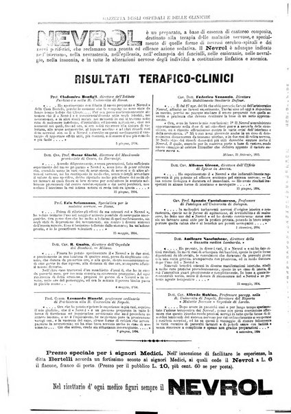 Gazzetta degli ospedali e delle cliniche