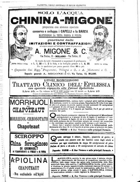 Gazzetta degli ospedali e delle cliniche