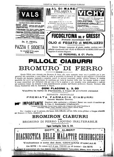 Gazzetta degli ospedali e delle cliniche