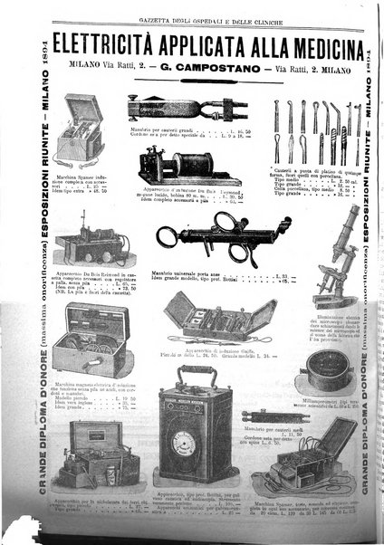 Gazzetta degli ospedali e delle cliniche