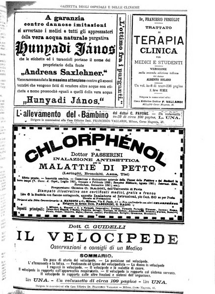 Gazzetta degli ospedali e delle cliniche