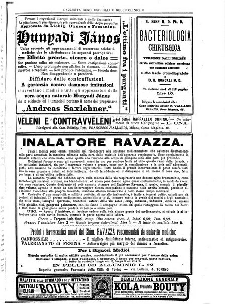 Gazzetta degli ospedali e delle cliniche