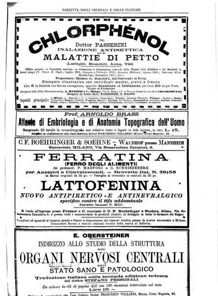 Gazzetta degli ospedali e delle cliniche