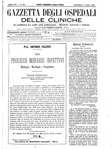 Gazzetta degli ospedali e delle cliniche