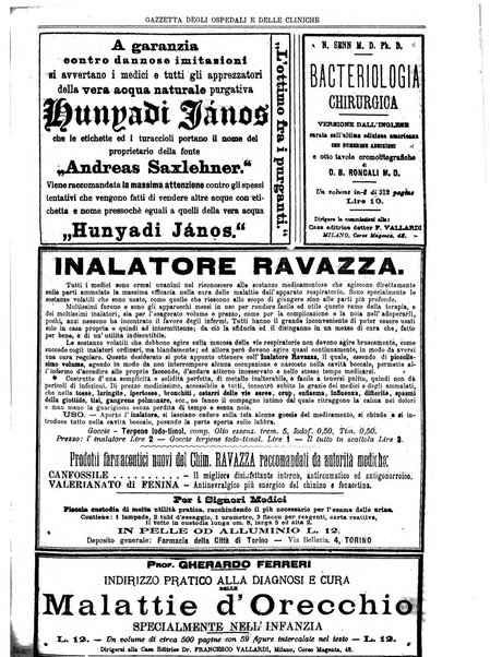 Gazzetta degli ospedali e delle cliniche