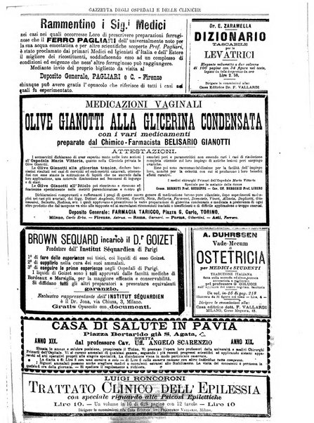 Gazzetta degli ospedali e delle cliniche