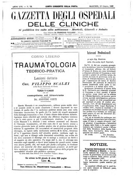 Gazzetta degli ospedali e delle cliniche