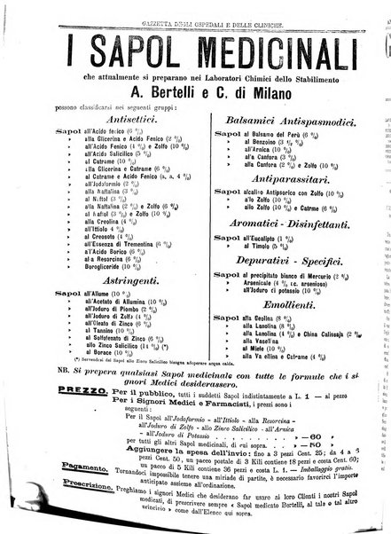 Gazzetta degli ospedali e delle cliniche