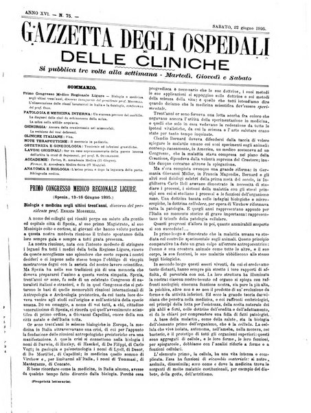 Gazzetta degli ospedali e delle cliniche