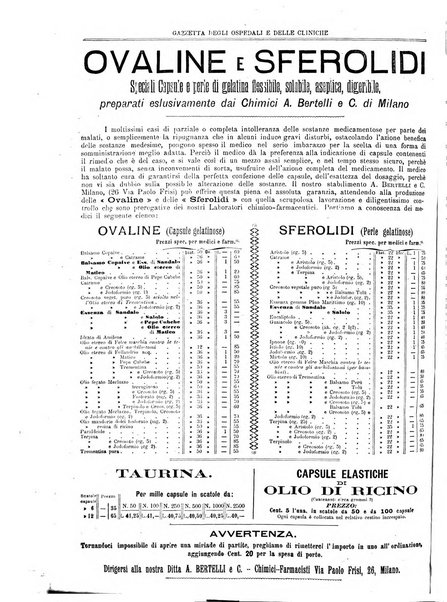 Gazzetta degli ospedali e delle cliniche