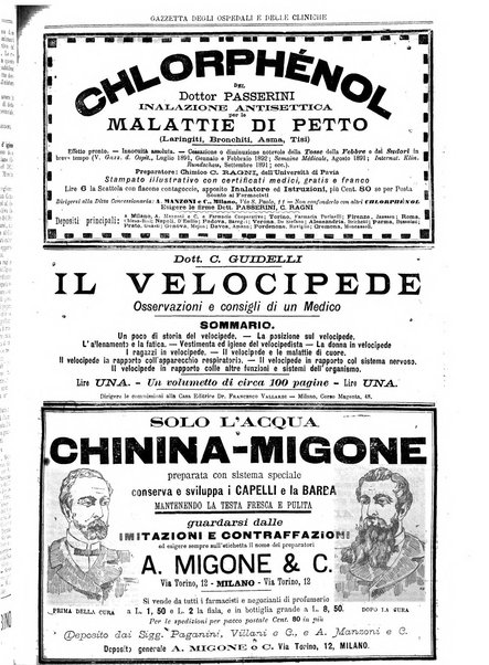 Gazzetta degli ospedali e delle cliniche