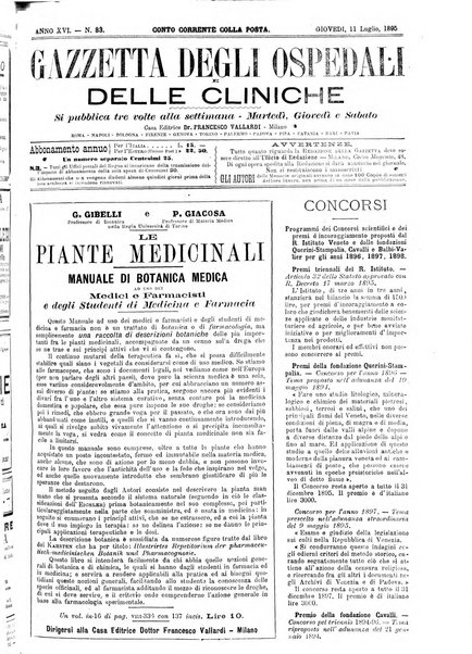 Gazzetta degli ospedali e delle cliniche