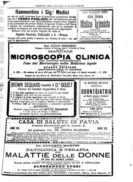 Gazzetta degli ospedali e delle cliniche