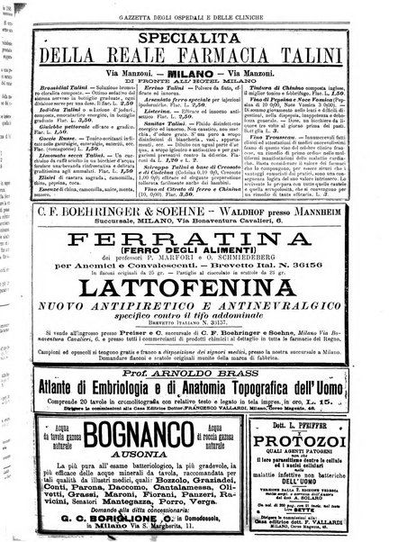 Gazzetta degli ospedali e delle cliniche