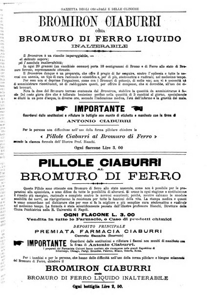 Gazzetta degli ospedali e delle cliniche