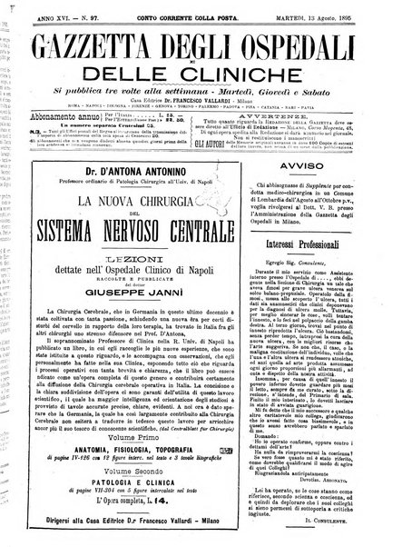 Gazzetta degli ospedali e delle cliniche