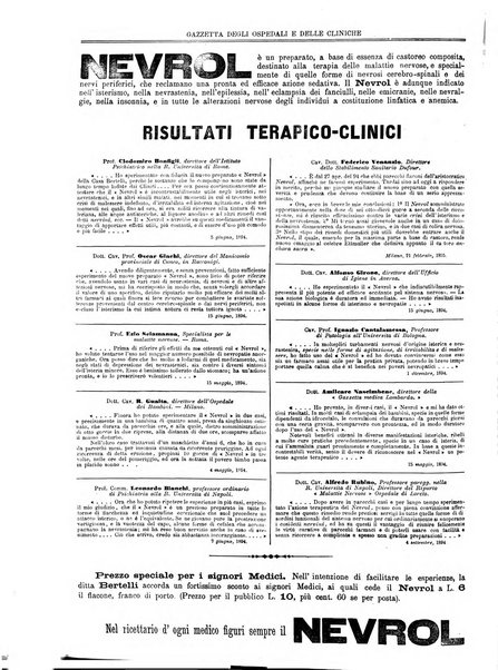 Gazzetta degli ospedali e delle cliniche