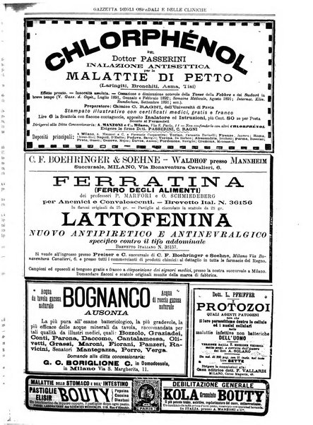 Gazzetta degli ospedali e delle cliniche