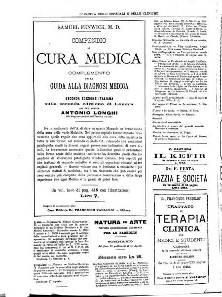 Gazzetta degli ospedali e delle cliniche