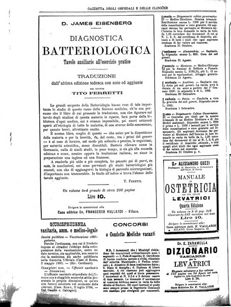 Gazzetta degli ospedali e delle cliniche