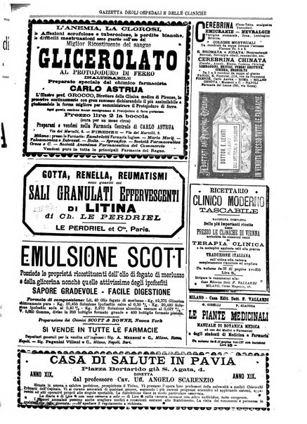 Gazzetta degli ospedali e delle cliniche