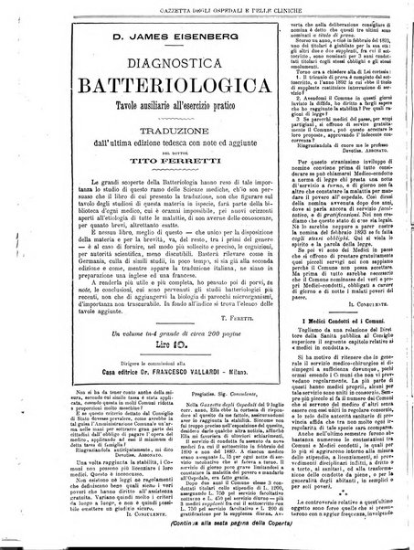 Gazzetta degli ospedali e delle cliniche