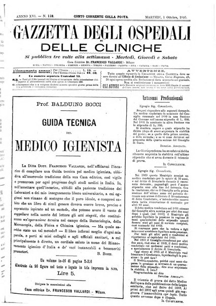 Gazzetta degli ospedali e delle cliniche